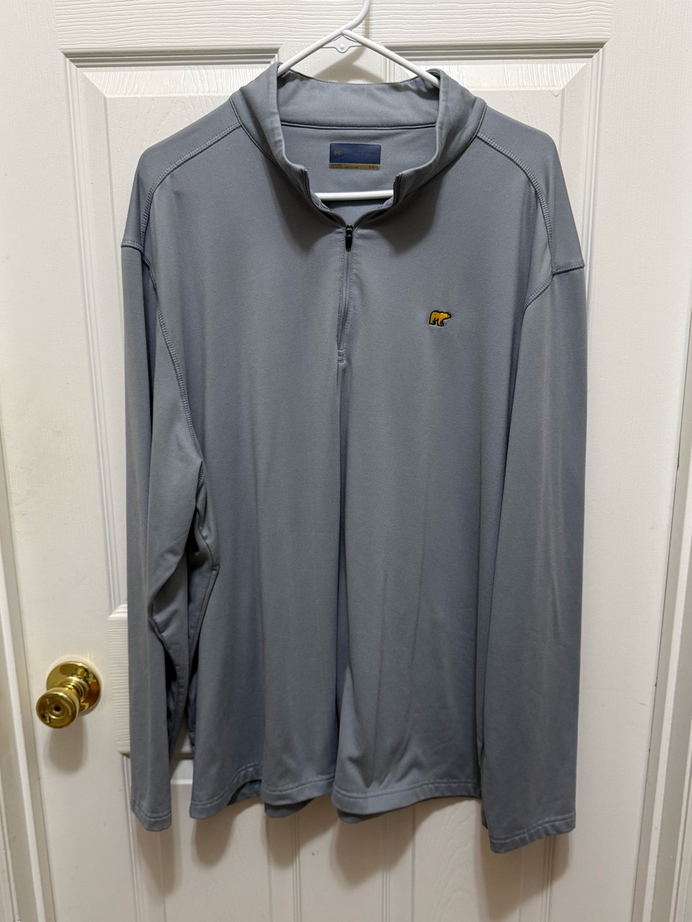 Jack Nicklaus Men’s XL Gray Golden Bear Quarter-Zip Golf Pullover